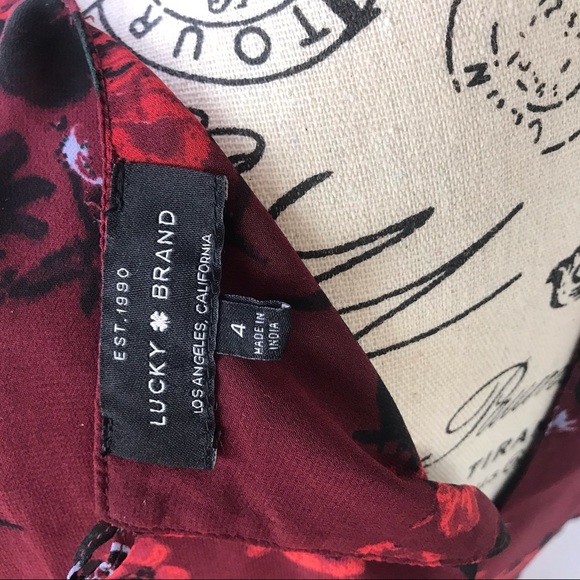 LUCKY BRAND DUNGAREES FLOWER DRESS - Picture 5 of 7